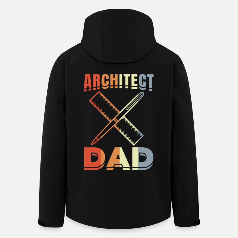 Architect Father - Men’s Recycled Softshell Jacket by Stanley/Stella - black