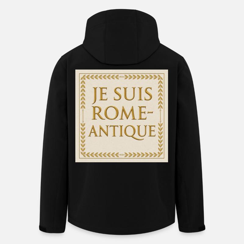 Ich bin das alte Rom - Recycelte Männer Softshell-Jacke von Stanley/Stella - Schwarz