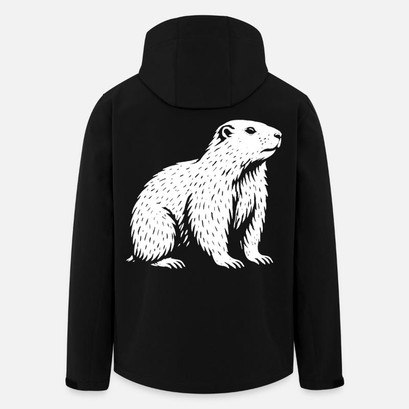 Roi de la Tranquillité Alpine - Veste softshell homme en polyester recyclé Stanley/Stella - noir