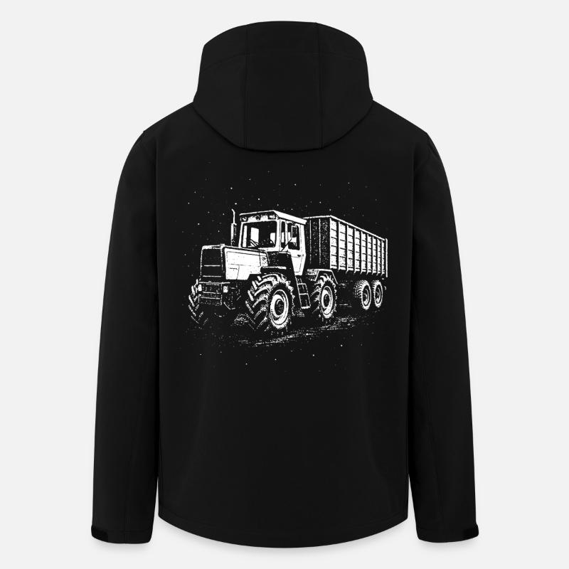 Kraftpaket bei Nacht - Recycelte Männer Softshell-Jacke von Stanley/Stella - Schwarz