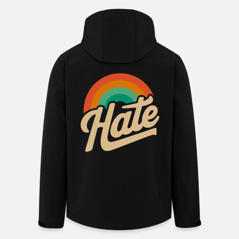 Détester, mais d’une manière gentille - Veste softshell homme en polyester recyclé Stanley/Stella - noir