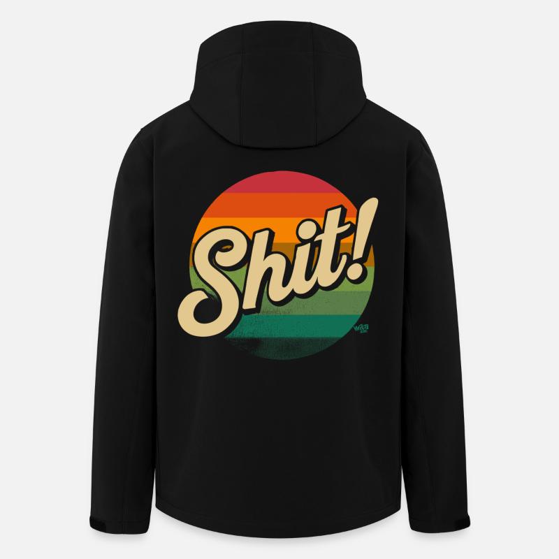 Shit! Shirt - Recycelte Männer Softshell-Jacke von Stanley/Stella - Schwarz