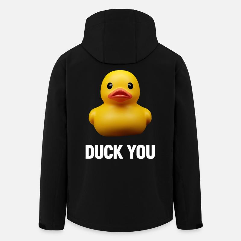 Duck ou - Recycelte Männer Softshell-Jacke von Stanley/Stella - Schwarz