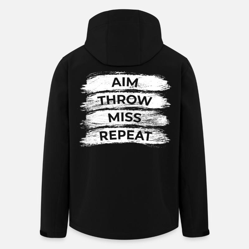 Darts Techniques - Men’s Recycled Softshell Jacket by Stanley/Stella - black