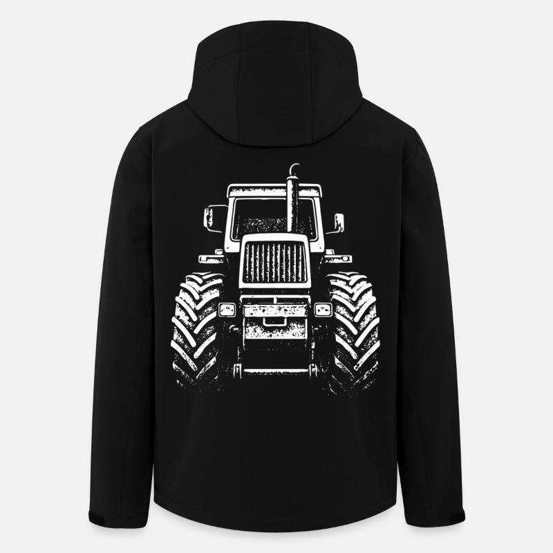 Force frontale - Veste softshell homme en polyester recyclé Stanley/Stella - noir