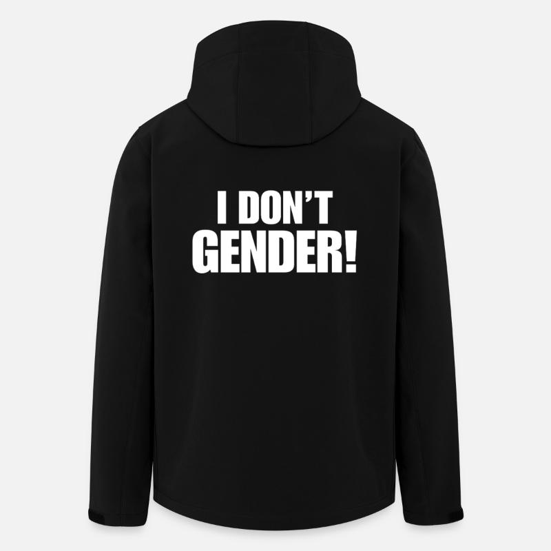 anti gendern - Recycelte Männer Softshell-Jacke von Stanley/Stella - Schwarz