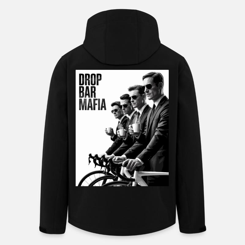 Drop Bar Mafia – Noir Cycling Tee - Men’s Recycled Softshell Jacket by Stanley/Stella - black