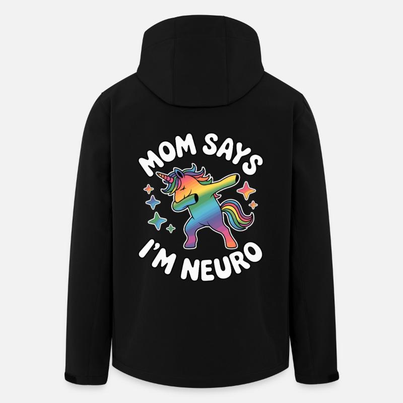 Neurodivers - Recycelte Männer Softshell-Jacke von Stanley/Stella - Schwarz