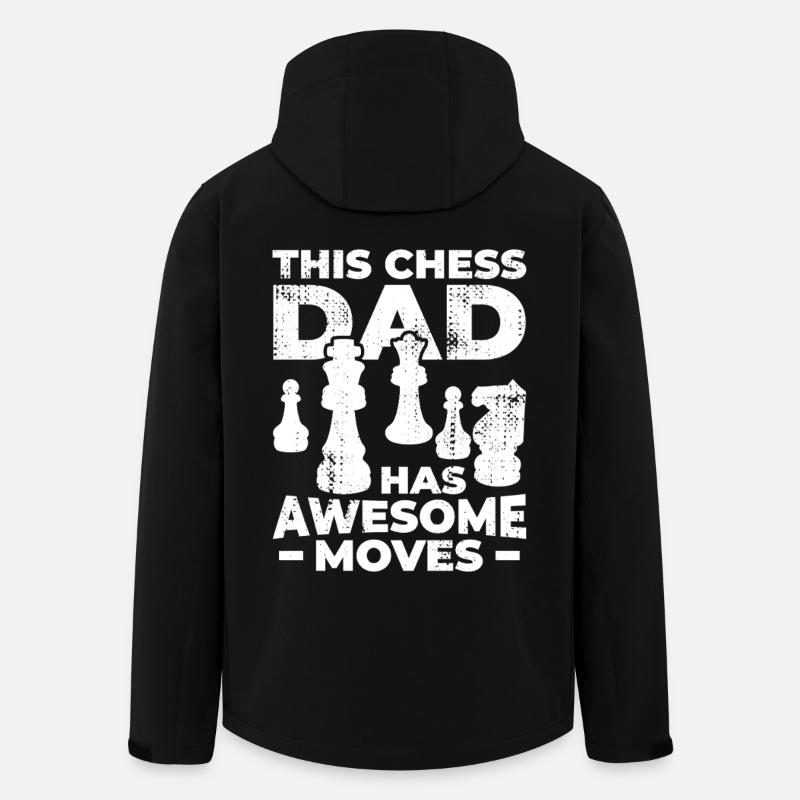 Père d’échecs - Veste softshell homme en polyester recyclé Stanley/Stella - noir