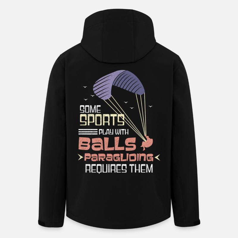 Courage to fly - Men’s Recycled Softshell Jacket by Stanley/Stella - black