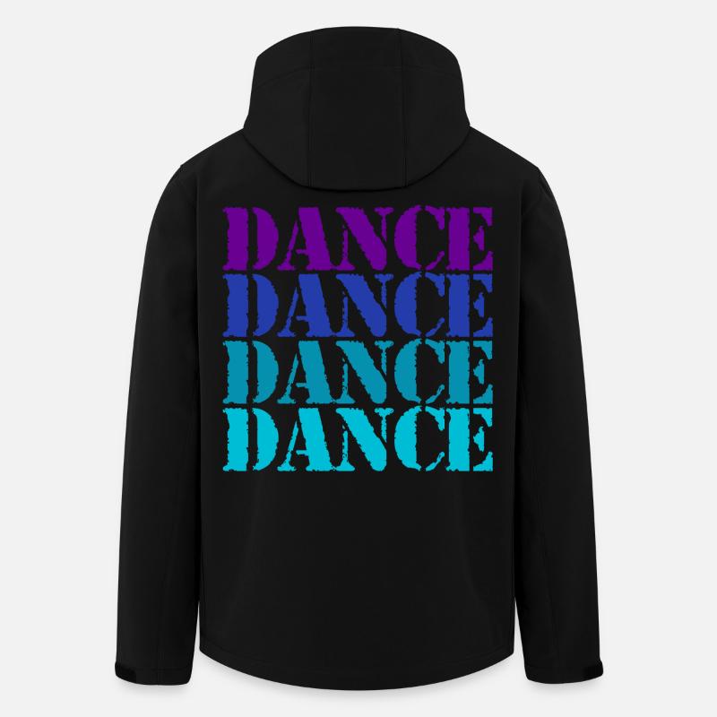 Tanzen - Recycelte Männer Softshell-Jacke von Stanley/Stella - Schwarz