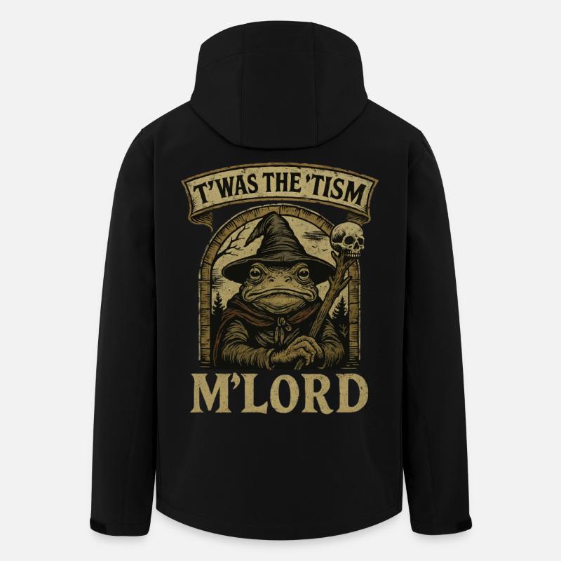 T’was the ‘Tism M’Lord Frog - Men’s Recycled Softshell Jacket by Stanley/Stella - black