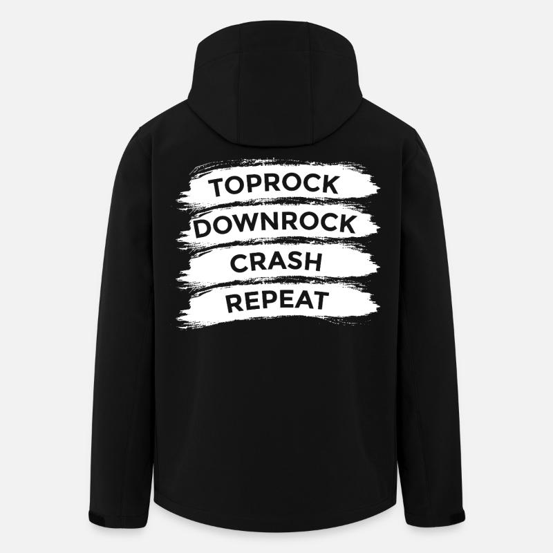 Breakdance Techniques - Veste softshell homme en polyester recyclé Stanley/Stella - noir