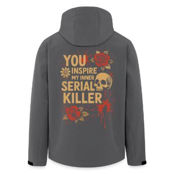 Inspiré du tueur en série intérieur - Veste softshell homme en polyester recyclé Stanley/Stella - noir - Dos - AI Model Male 185 light (185cm)