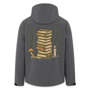 Mon TBR pourrait m’écraser – BookTok Design - Veste softshell homme en polyester recyclé Stanley/Stella - noir - Dos - AI Model Male 185 light (185cm)