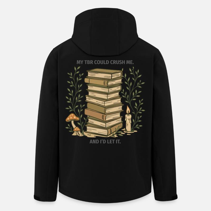 Mon TBR pourrait m’écraser – BookTok Design - Veste softshell homme en polyester recyclé Stanley/Stella - noir