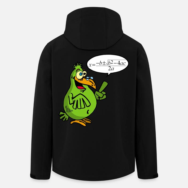 Intelligenter Vogel - Recycelte Männer Softshell-Jacke von Stanley/Stella - Schwarz