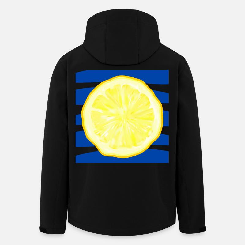 SOMMER FRÜCHTE ZITRONEN MEER - Recycelte Männer Softshell-Jacke von Stanley/Stella - Schwarz