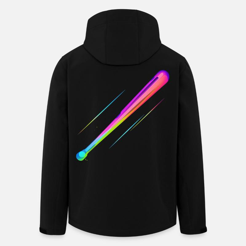 Baseballschläger Steamwave - Recycelte Männer Softshell-Jacke von Stanley/Stella - Schwarz