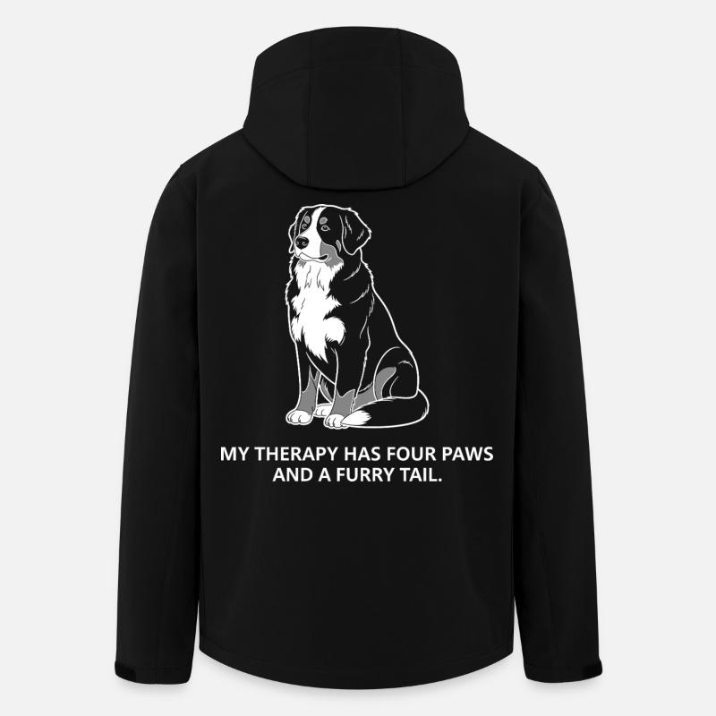 Mein Trainingspartner hat vier Pfoten - Recycelte Männer Softshell-Jacke von Stanley/Stella - Schwarz