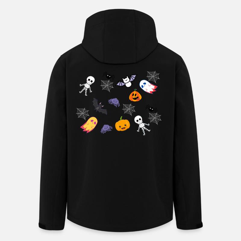 Halloween-Crew - Recycelte Männer Softshell-Jacke von Stanley/Stella - Schwarz