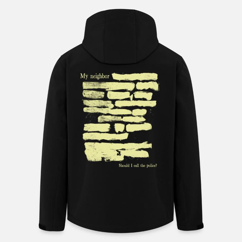 Graffiti urbain Art mural Design - Veste softshell homme en polyester recyclé Stanley/Stella - noir