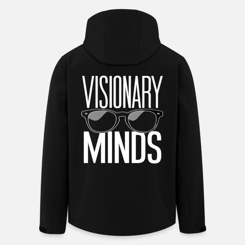 Visionary Minds Eyewear Inspiration - Men’s Recycled Softshell Jacket by Stanley/Stella - black