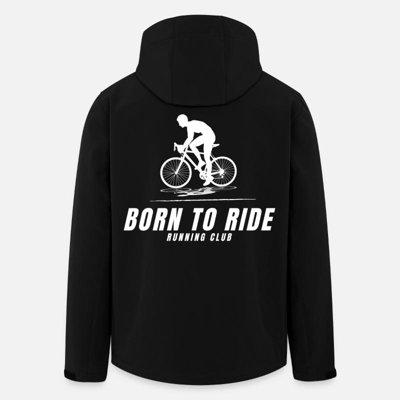 Geboren, um zu fahren - Recycelte Männer Softshell-Jacke von Stanley/Stella - Schwarz