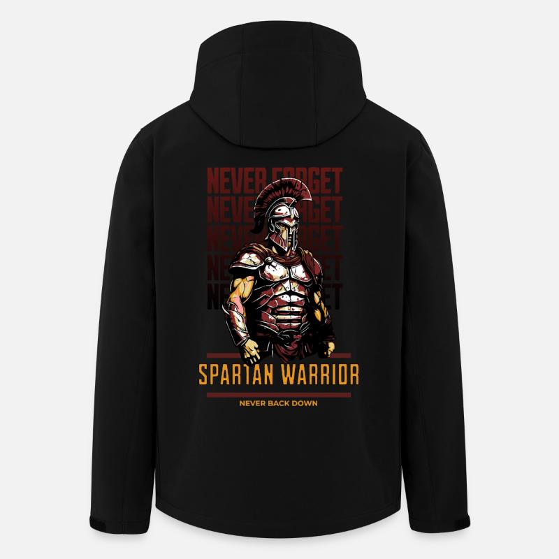 Spartan Warrior - Men’s Recycled Softshell Jacket by Stanley/Stella - black