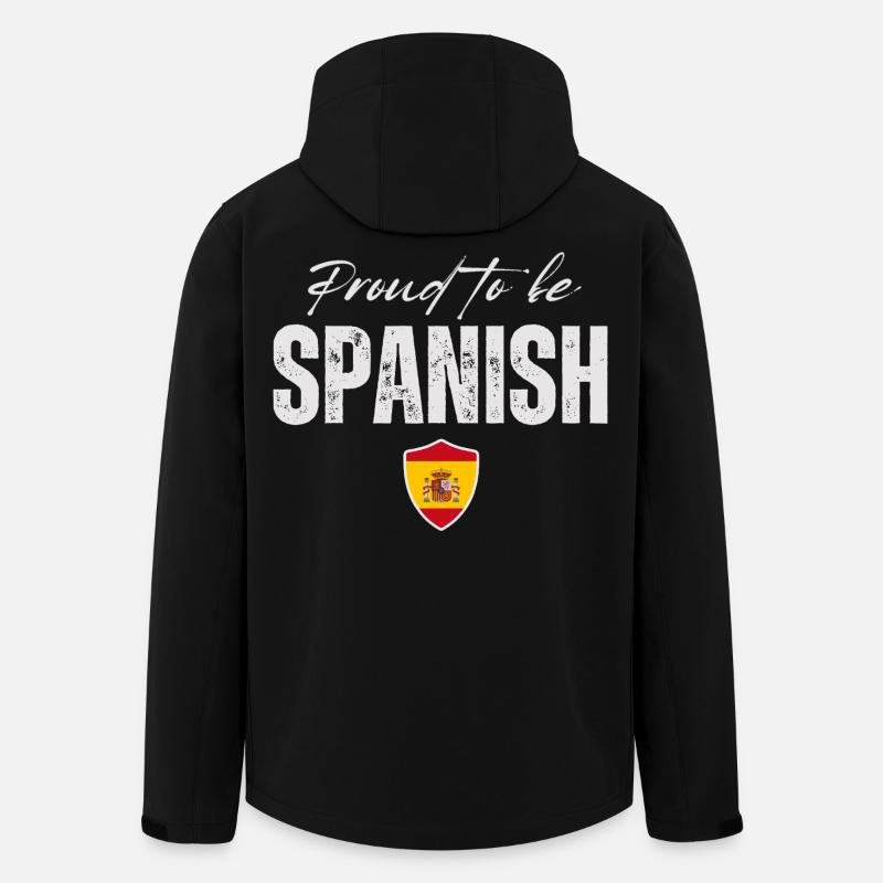 Spanish pride, I love Spain - Men’s Recycled Softshell Jacket by Stanley/Stella - black