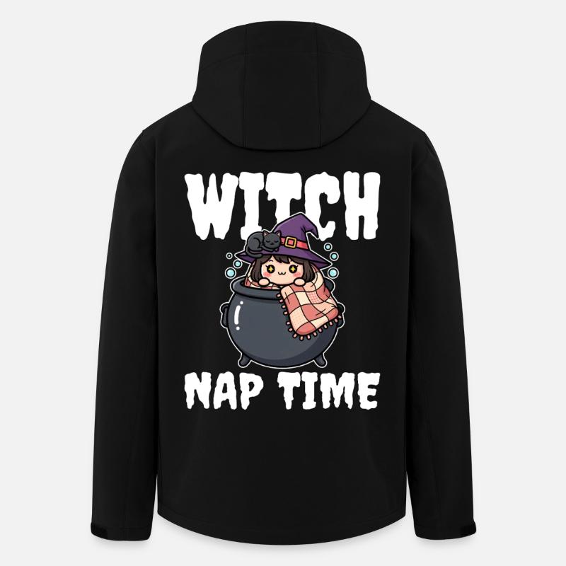 WITCH NAP TIME - WITCH HALLOWEEN - Veste softshell homme en polyester recyclé Stanley/Stella - noir