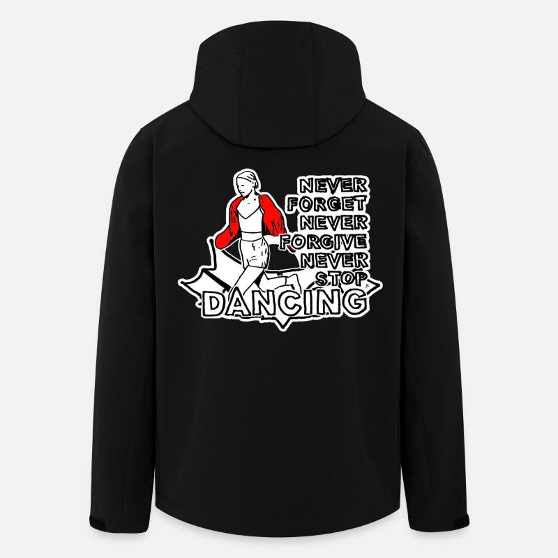Never Forget Never Forgive - Recycelte Männer Softshell-Jacke von Stanley/Stella - Schwarz
