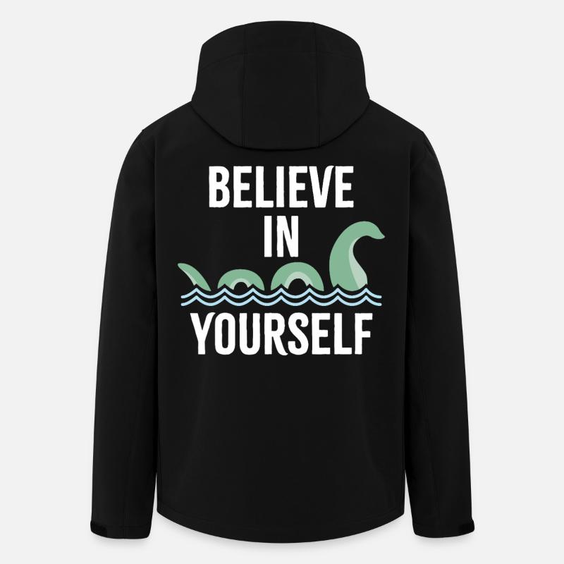 an sich selbst glauben - Recycelte Männer Softshell-Jacke von Stanley/Stella - Schwarz