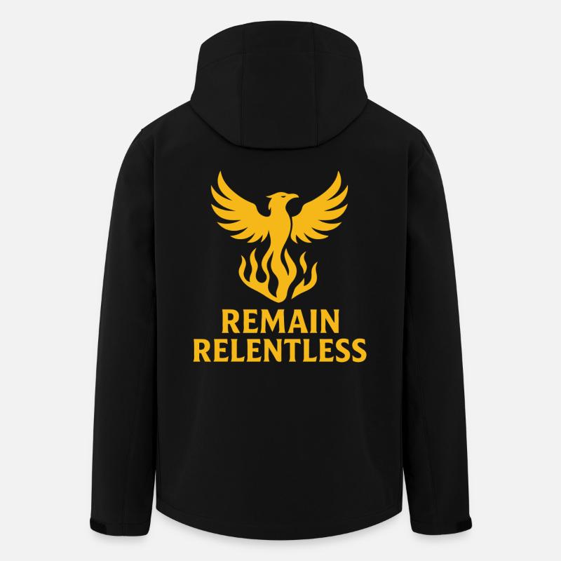 Bleib unerbittlich – Disziplin T-Shirt - Recycelte Männer Softshell-Jacke von Stanley/Stella - Schwarz