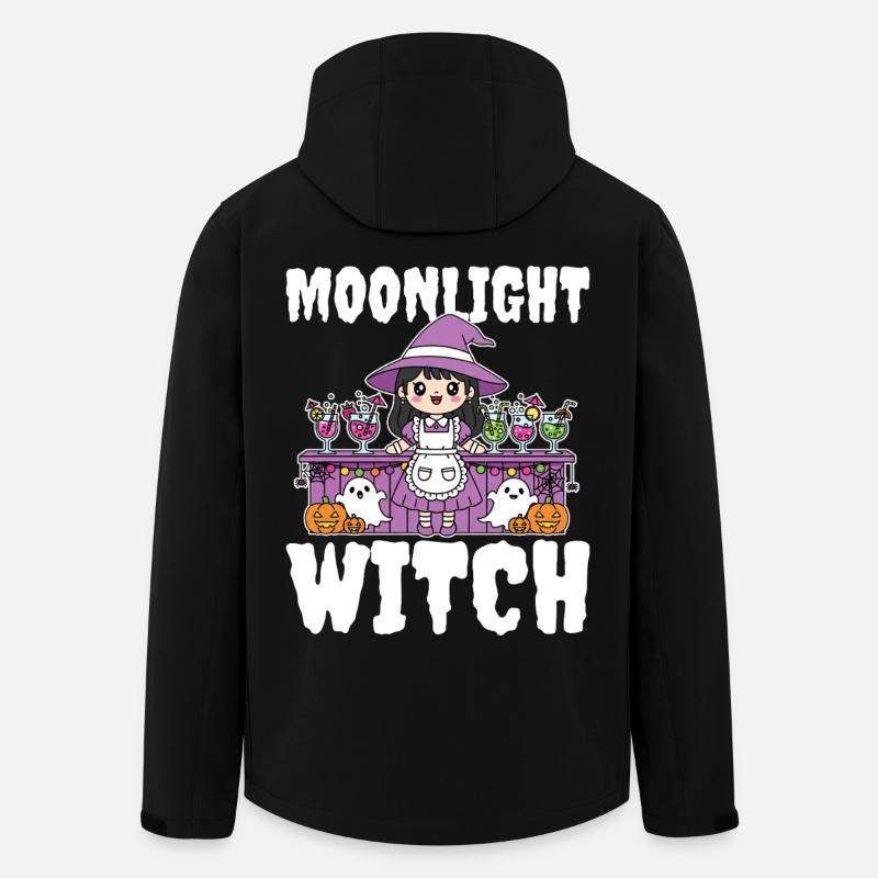 MOONLIGHT WITCH - WITCH HALLOWEEN - Recycelte Männer Softshell-Jacke von Stanley/Stella - Schwarz