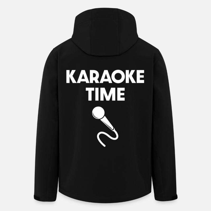 Karaoke Time - Men’s Recycled Softshell Jacket by Stanley/Stella - black