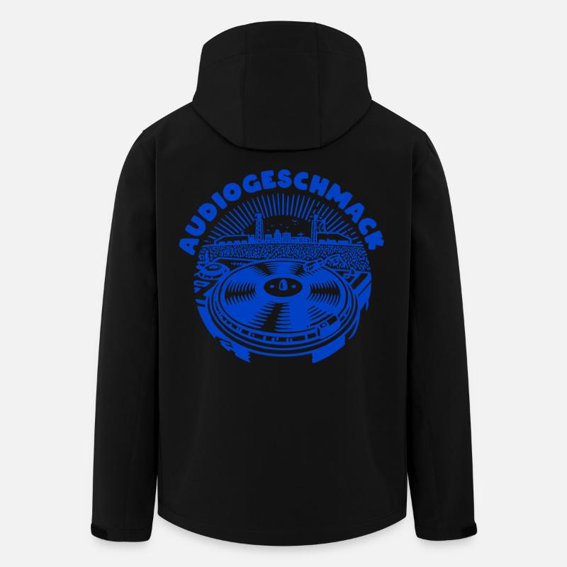 Audiogeschmack - Recycelte Männer Softshell-Jacke von Stanley/Stella - Schwarz