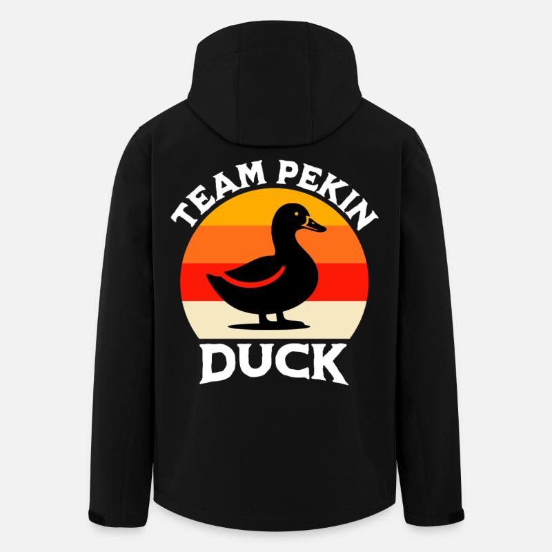 Team Peking Duck - Men’s Recycled Softshell Jacket by Stanley/Stella - black