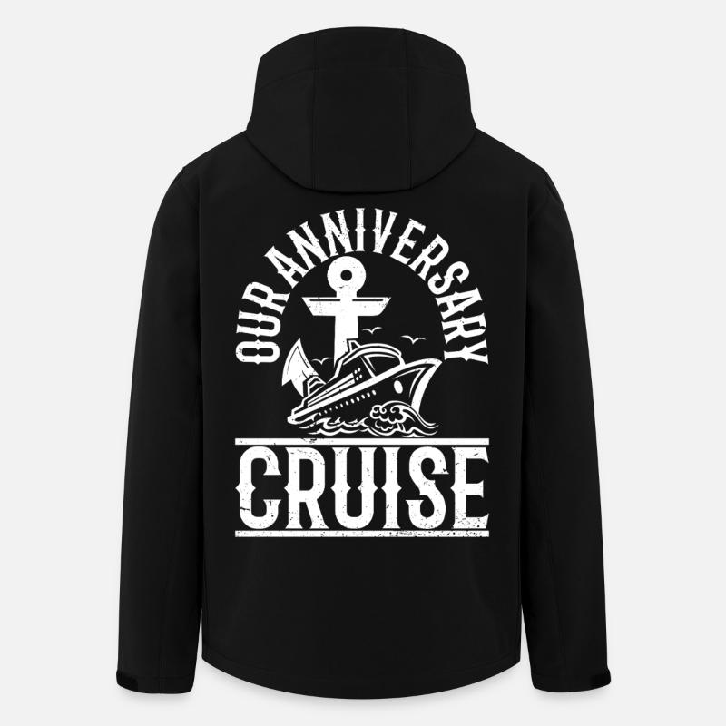 our anniversary cruise - Recycelte Männer Softshell-Jacke von Stanley/Stella - Schwarz