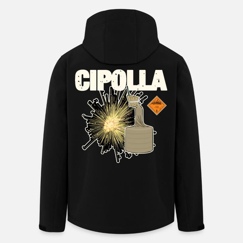 Cipolla Pyro - Męska kurtka softshell z poliestru z recyklingu Stanley/Stella - czarny