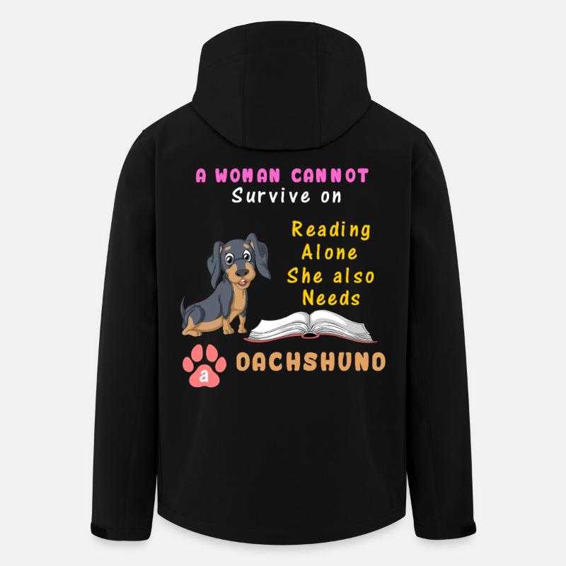 Dackel - Recycelte Männer Softshell-Jacke von Stanley/Stella - Schwarz