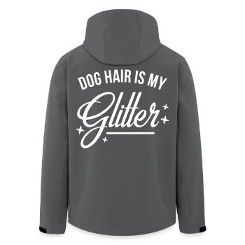 Les poils de chien sont mes paillettes - Veste softshell homme en polyester recyclé Stanley/Stella - noir - Dos - AI Model Male 185 light (185cm)