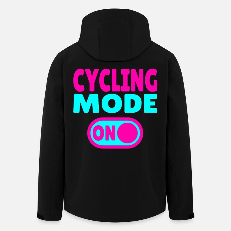 Mode cyclisme activé Cyclisme - Veste softshell homme en polyester recyclé Stanley/Stella - noir