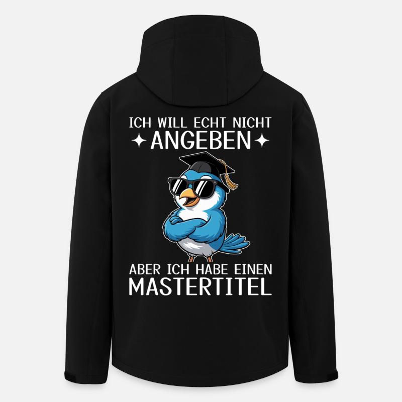 Master's degree completed - Master's title - Men’s Recycled Softshell Jacket by Stanley/Stella - black
