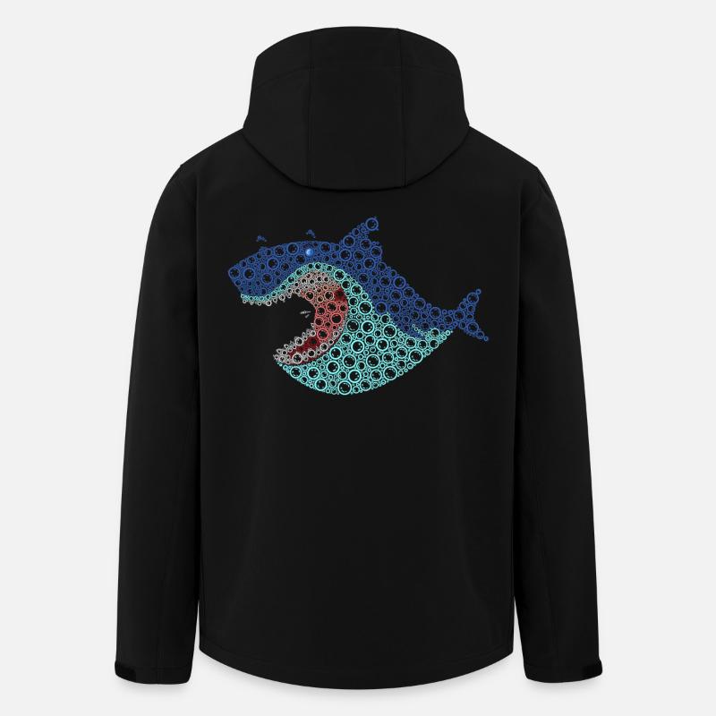 VSP Bubble Shark - Men’s Recycled Softshell Jacket by Stanley/Stella - black