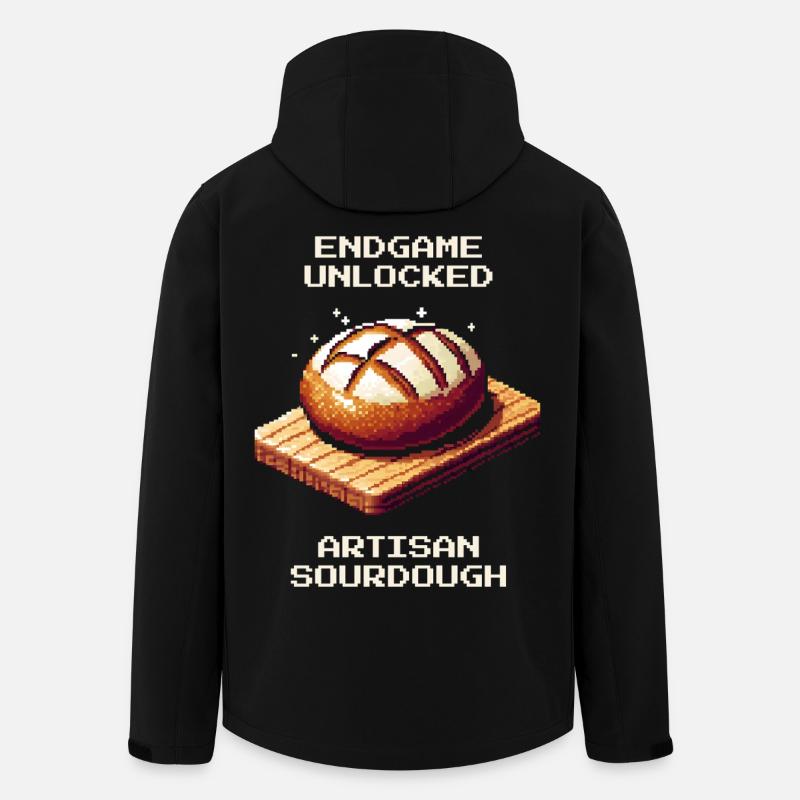 Endgame freigeschaltet | Sauerteig Handwerk - Recycelte Männer Softshell-Jacke von Stanley/Stella - Schwarz