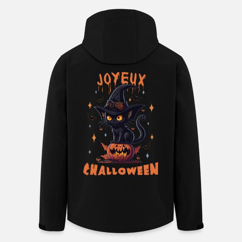 Einfache Geschenkidee für Halloween-Kostüme - Recycelte Männer Softshell-Jacke von Stanley/Stella - Schwarz
