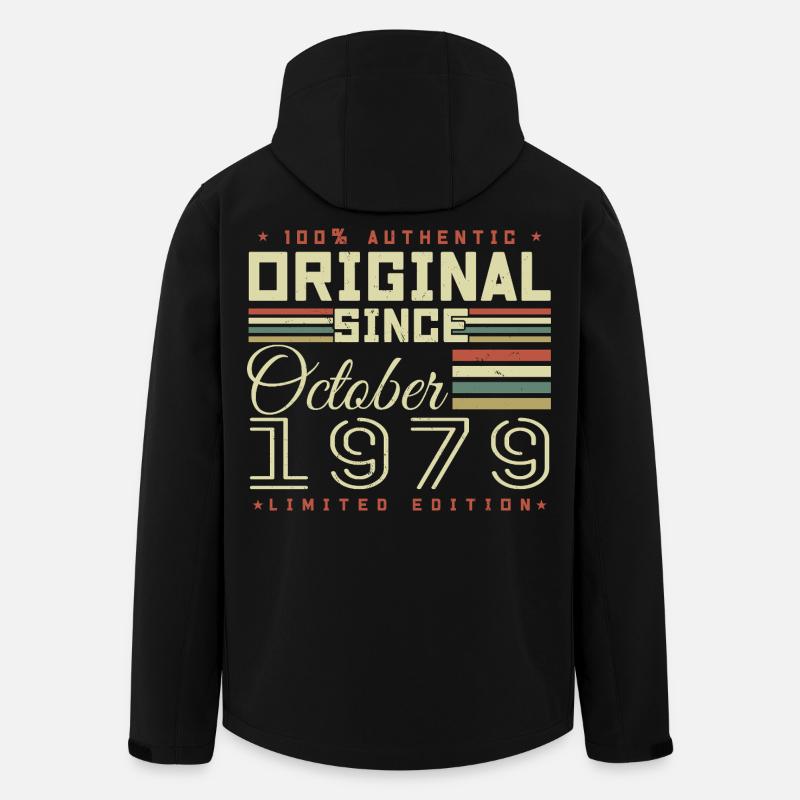 Legendary Since October 1979 | October 1979 - Men’s Recycled Softshell Jacket by Stanley/Stella - black