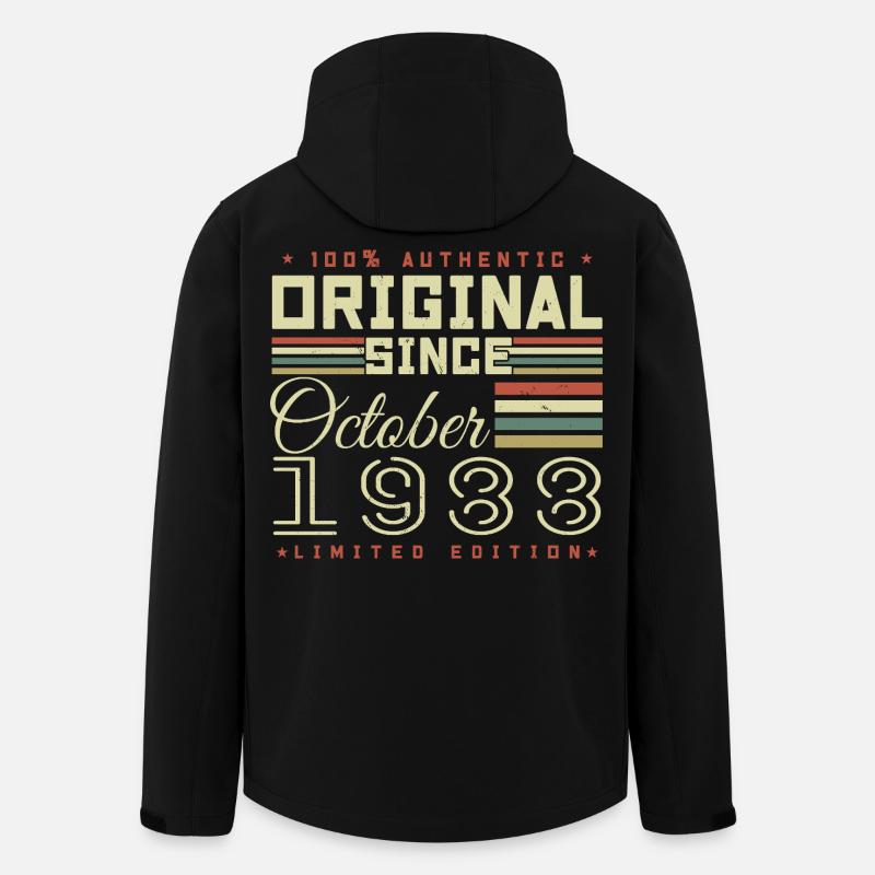 Legendary Since October 1988 | October 1988 - Men’s Recycled Softshell Jacket by Stanley/Stella - black