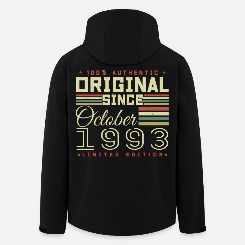 Legendary Since October 1993 | October 1993 - Men’s Recycled Softshell Jacket by Stanley/Stella - black